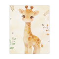 Giraffen-Babyzimmerposter – Niedliches, mattes Aquarellposter fürs Kinderzimmer