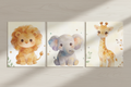 Safari Freunde Poster Set
